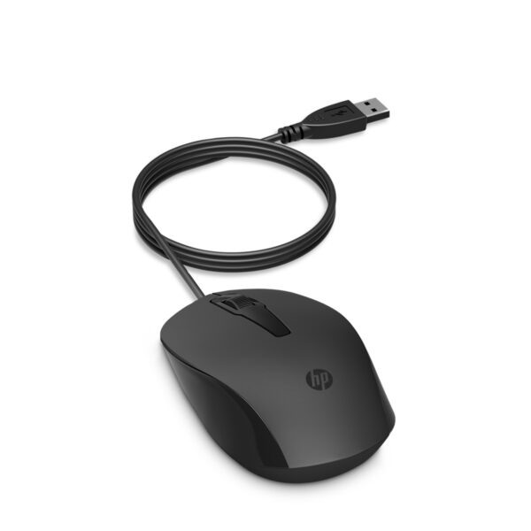 Mouse Alámbrico HP 150 Negro